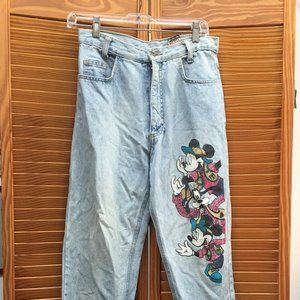 Vintage Mickey Mouse/Disney High Waisted Jeans
